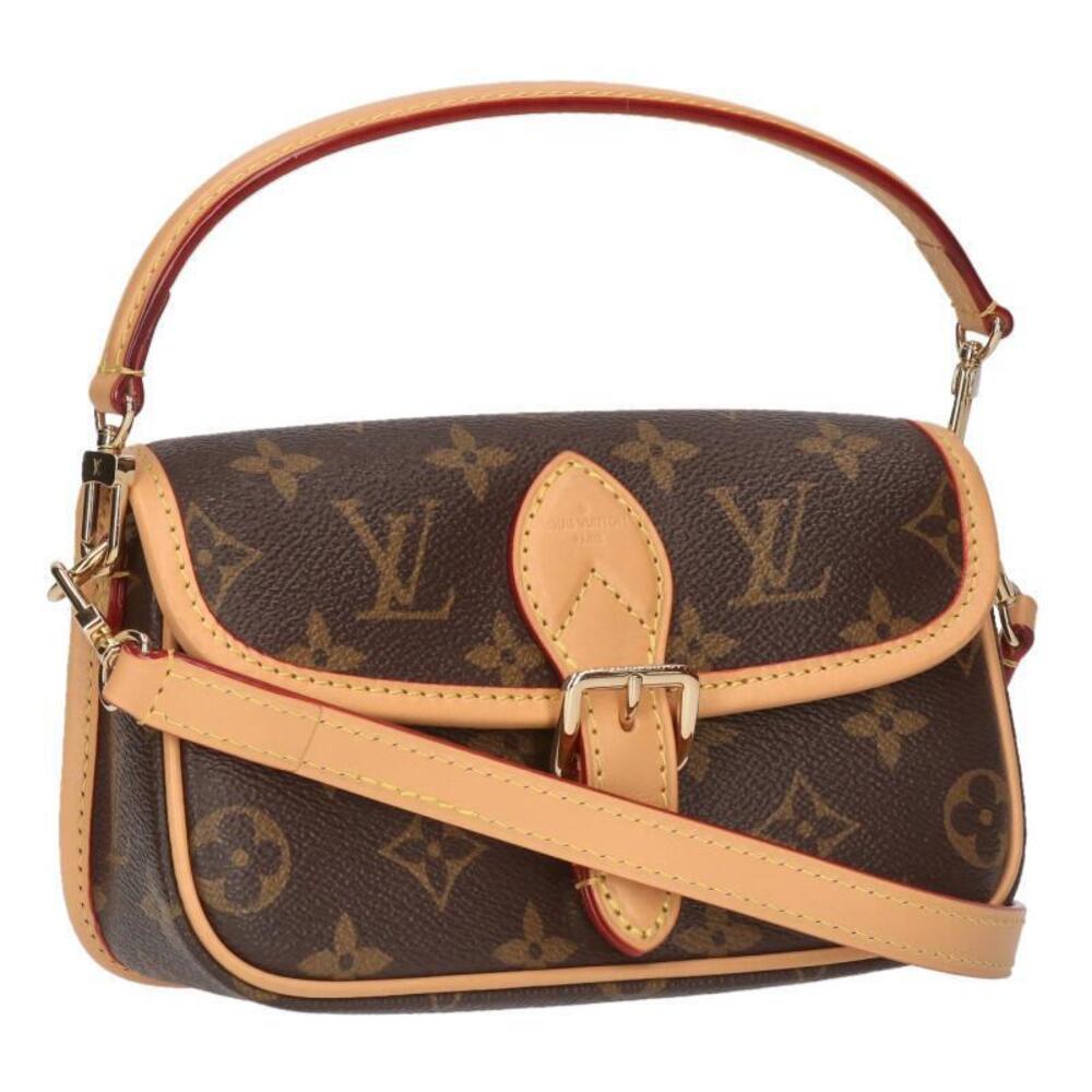 Louis Vuitton Diane Monogram Shoulder Bag Brown